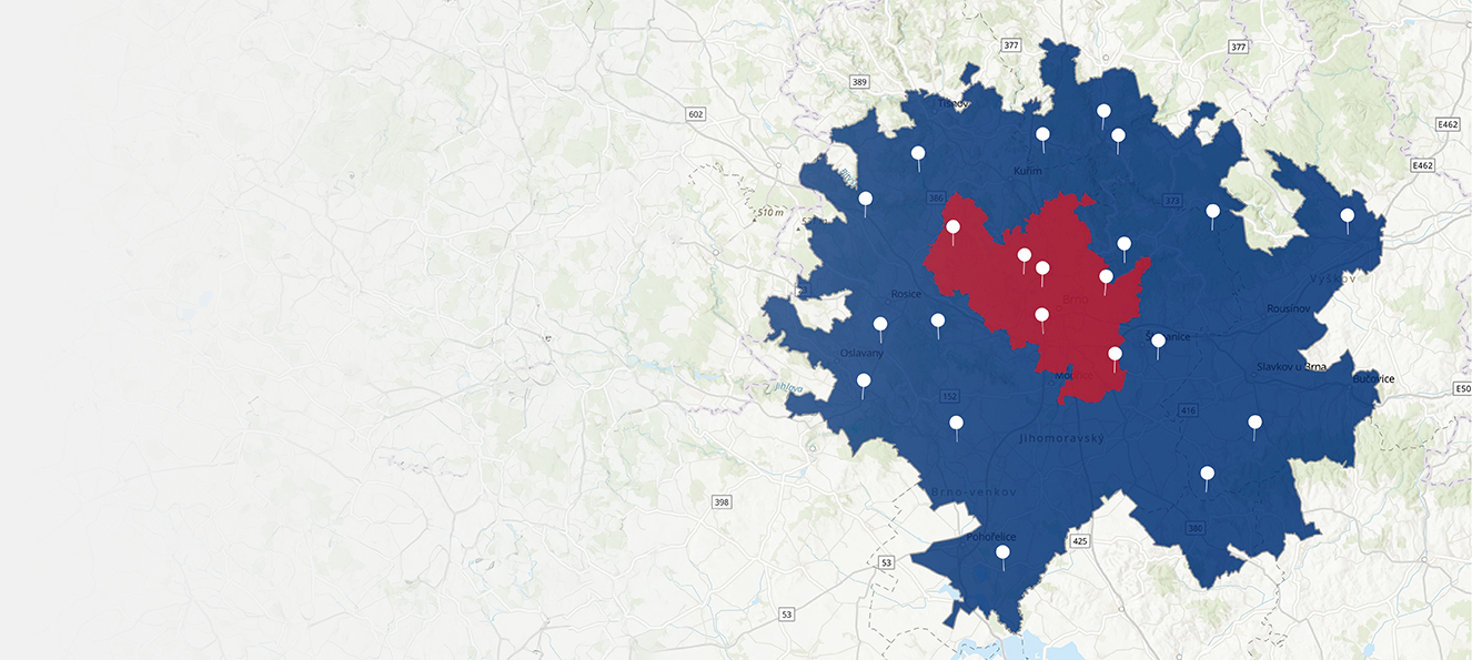 Pocitová mapa BMO
